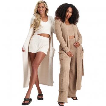 Steve Madden Women's Fleece Boucle Duster Coat