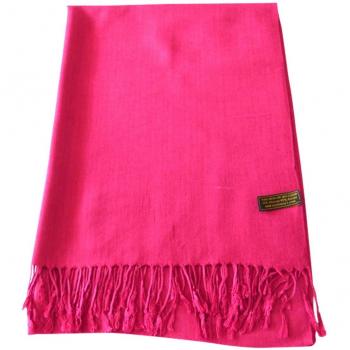 Rosa Caliente Diseño Sólido Color Chal Pashmina Abrigo de la Bufanda de la Estola CJ Apparel NUEVO