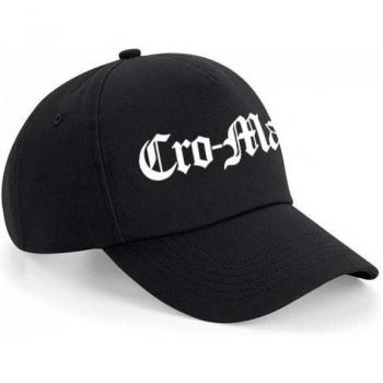 Gorra de béisbol Cro-Mags con logotipo, color negro, tamaño único