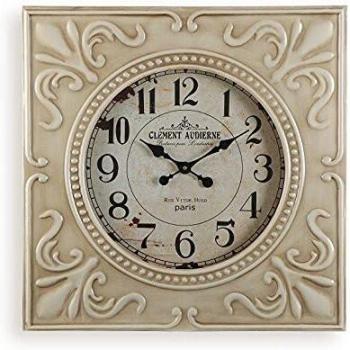Versa Reloj de Pared, Metal, Multicolor, único