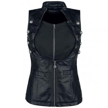 Gothicana by EMP Nimue Chaleco Mujer Negro S