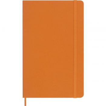 Cuaderno Moleskine Large Vegano Naranja con Tapa Blanda y Rayas en Caja de Regalo
