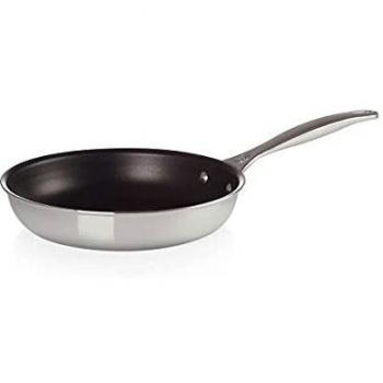 Le Creuset Evolution Sartén alta antiadherente, Acero inoxidable 3-ply, diámetro 24 cm