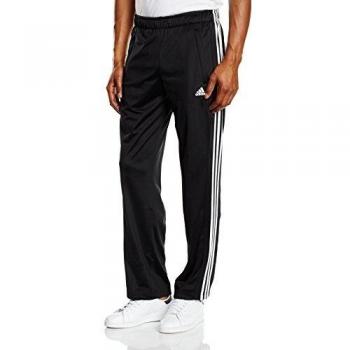adidas ESS 3S TPant - Pantalón para hombre, color negro / blanco, talla XL