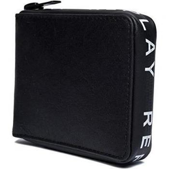 REPLAY Zip Around Wallet Black