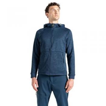 Dare2b Men's Shielding Full Zip Hooded Fleece - Moonlight Denim, Size XL
