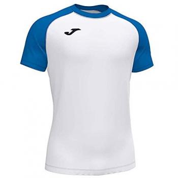 Camiseta de manga corta para hombre Teamwork Joma blanca y royal