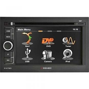 'Zenec N720 - naviceiver con GPS Navegación para + reequipamiento Auto Radio FM RDS sintonizador con DSP basada en Cancelación + Navi SW iGo Primo con tarjetas de la UE F. 43 EU Países +/15.7 cm 6.2 pantalla táctil + CD/DVD Player + Bluetooth Ma