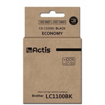Cartucho de Tinta Actis KB-1100Bk Compatible Brother LC1100/LC980 Negro 28 ml Standard