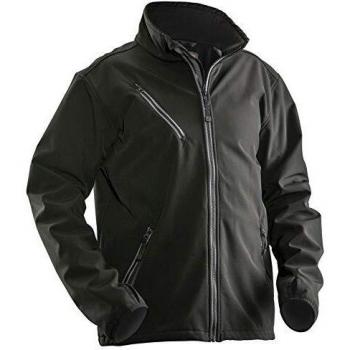 Chaqueta Softshell Cortavientos Negra Leipold+Döhle Talla S