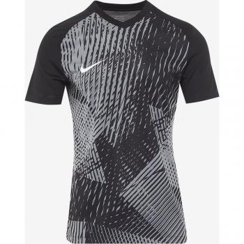 Camiseta de Manga Corta Nike Dri Fit Precision VI para Hombre, Color Negro/Gris Frío/Blanco