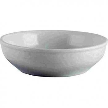 Plato de mantequilla Mikasa vitrificada, Porcelana, Color Blanco