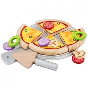 New Classic Toys Toys-10597 Pizza Set, Multicolore Color