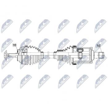Árbol de transmisión NTY NPW-BM-026 - Alta calidad y durabilidad