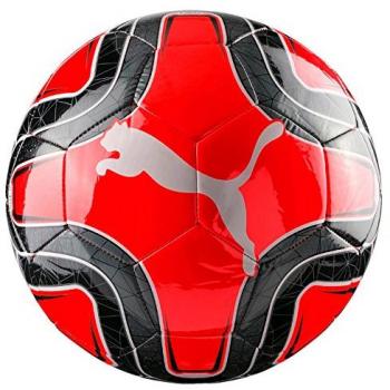 Puma Final 6 ms Balón de Entrenamiento, Primavera/Verano, Color Red Blast-Castor Gray-Nimbus Cloud, tamaño 5