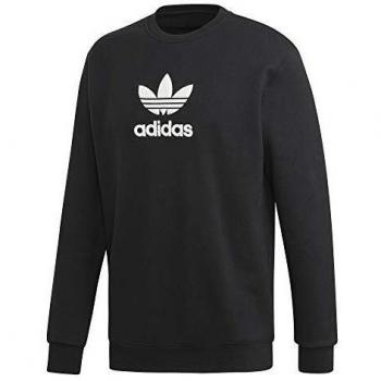 Adidas Premium Black Lightweight Men's Crewneck Sweatshirt - Size XL