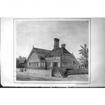 Imprima el Sitio de Lectura Ashton En el Arco 1888 575L154 de Mersey Cheshire George Truefitt