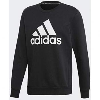 adidas M Mh Bos Crewfl Sudadera, Hombre, Black