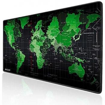 EXCOVIP XXL Gaming Mouse Pad Mapa del Mundo 900x400mm XXL Mousepad Table Pad Table Tamaño Grande Almohadilla de Escritorio Antideslizante Multifuncional Mejora la precisión