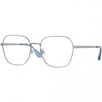Vogue Gafas Graduadas VO 4170D Ajuste Asiático 548 Armazones para Mujer Grises, Lentes Recetados, 55 mm