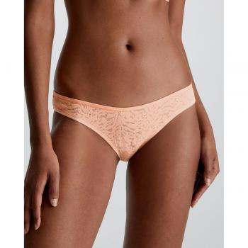 Calvin Klein - Braga clásica de encaje semitransparente tiro medio