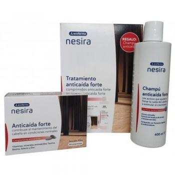 Nesira Anticaida Forte 60 Comprimidos + Champu Anticaida 400ml Duplo Pack