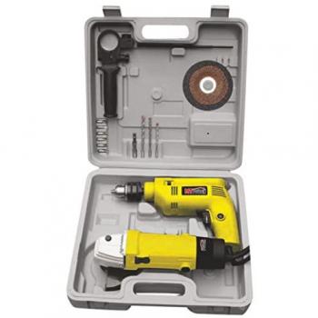 Kit Mini Amoladora y Taladro 500W - Incluye amoladora y taladro, potencia de 500W, diseño compacto y ligero, ideal para trabajos de bricolaje en casa, fácil manejo y almacenamiento