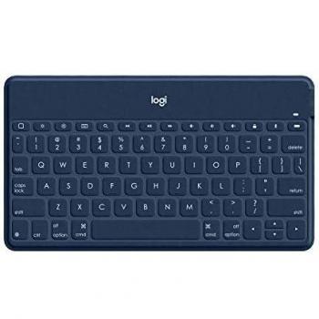 Logitech Keys-To-Go - Teclado Bluetooth Ultralejano Azul Clásico QWERTY Nórdico