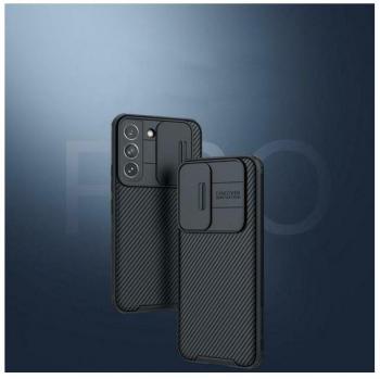 Funda Nillkin CamShield Pro para Samsung Galaxy S22 Plus con deslizador de cámara, negra