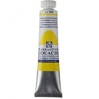 Royal Talens C080-42052 Talens Gouache - Acuarela opaca - 20ml amarillo limón