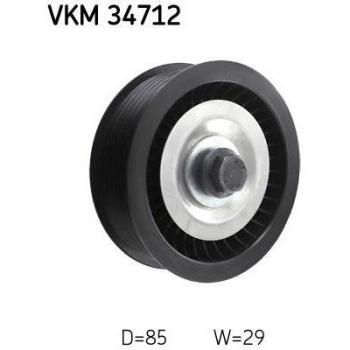 Polea de deflexión/guía para correa v-ribbed SKF VKM 34712
