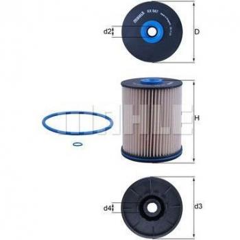 Filtro de combustible KNECHT KX 567D