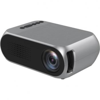 Proyector Mini YG320 Full HD 1080P 3D Multimedia LED para Cine en Casa con Soporte AV, HDMI, U-DISCO y Tarjeta TF