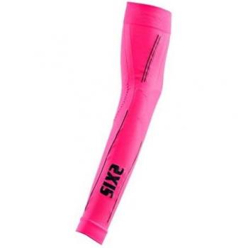 SIX2 Manguitos Pink Fluo-S/M Unisex Adulto