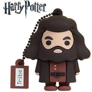 Tribe - Llave USB 32 GB Rubeus Hagrid - Memoria Flash Drive 2.0, Personaje Saga Harry Potter, Llave USB Compatible con Windows, Linux e Mac