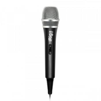 IK Multimedia iRig Mic Portable Condenser Microphone for Smartphones and Tablets