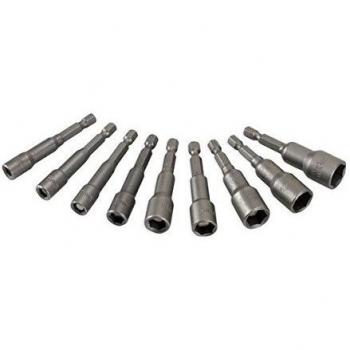 ALYCO 194815 194815-Juego 9 adaptadores magneticos Vaso Hexagonal de 5,5 a 13 mm