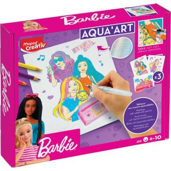 Aqua Art Barbie - Cuadros de Acuarelas Maped Creativ