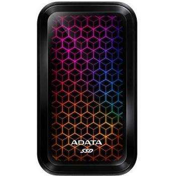 ADATA SE770G External Solid State Drive (SSD) 1TB USB 3.2 Gen 2 Type-C with RGB Lighting - Black