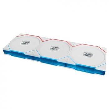 Ventilador Inalámbrico Lian Li UNI FAN TL 120mm RGB PWM Pack Triple Blanco con Controlador