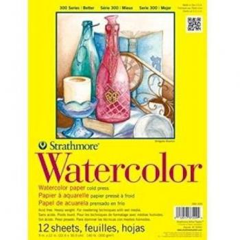 Acquerello di Strathmore Paper Pad 11X 15 - 140Lb Freddo Press 12 fogli