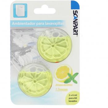 Ambientador para lavavajillas Elka Pieterman - 2 unidades, Aroma Limón