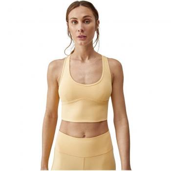 Top deportivo amarillo de yoga Awat Born Living Yoga