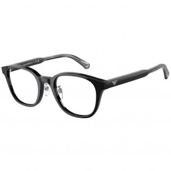 Emporio Armani EA3216D Asian Fit 5017 Men's Eyeglasses Black Size 49 - Blue Light Block Available