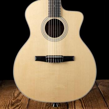 Taylor 214ce-N Grand Auditorium Electric Guitar - Spruce/Walnut Natural Finish