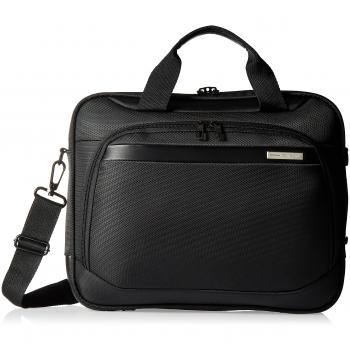 Samsonite Vectura Slim Bailhandle Maletín para ordenador portátil de 13.3, 33 cm, 10 L, Color Negro