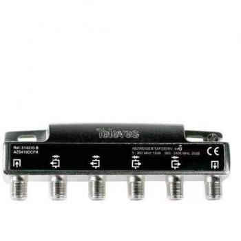 Derivador Televes 5 2400MHz F 4D 19dB + DC - Alta Frecuencia