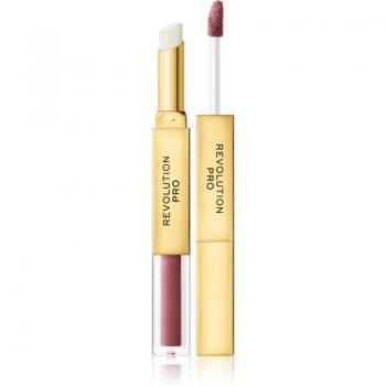 Revolution Pro Supreme Stay 24h Lip Duo - Ultra Matte Liquid Lipstick with Balm in Seclusion