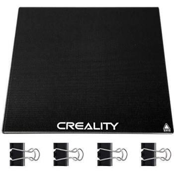 Creality Ender 3 Cama calefactada Placa de vidrio,Creality Placa de VidriomTemplado Mejorado Impresora 3D,Ender 3 Cama Caliente Cristal Plataformas de impresora 3D,235 x 235 x 4 mm