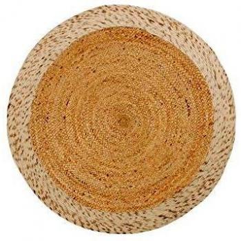 Kave Home - Alfombra Meray Ø 100 cm Blanco